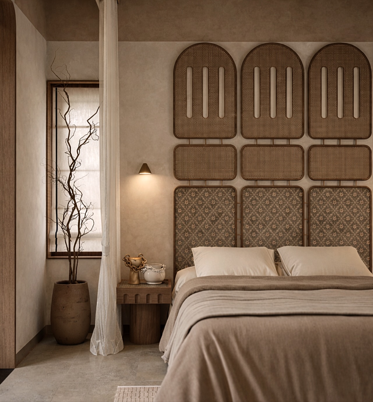 Oak bedroom