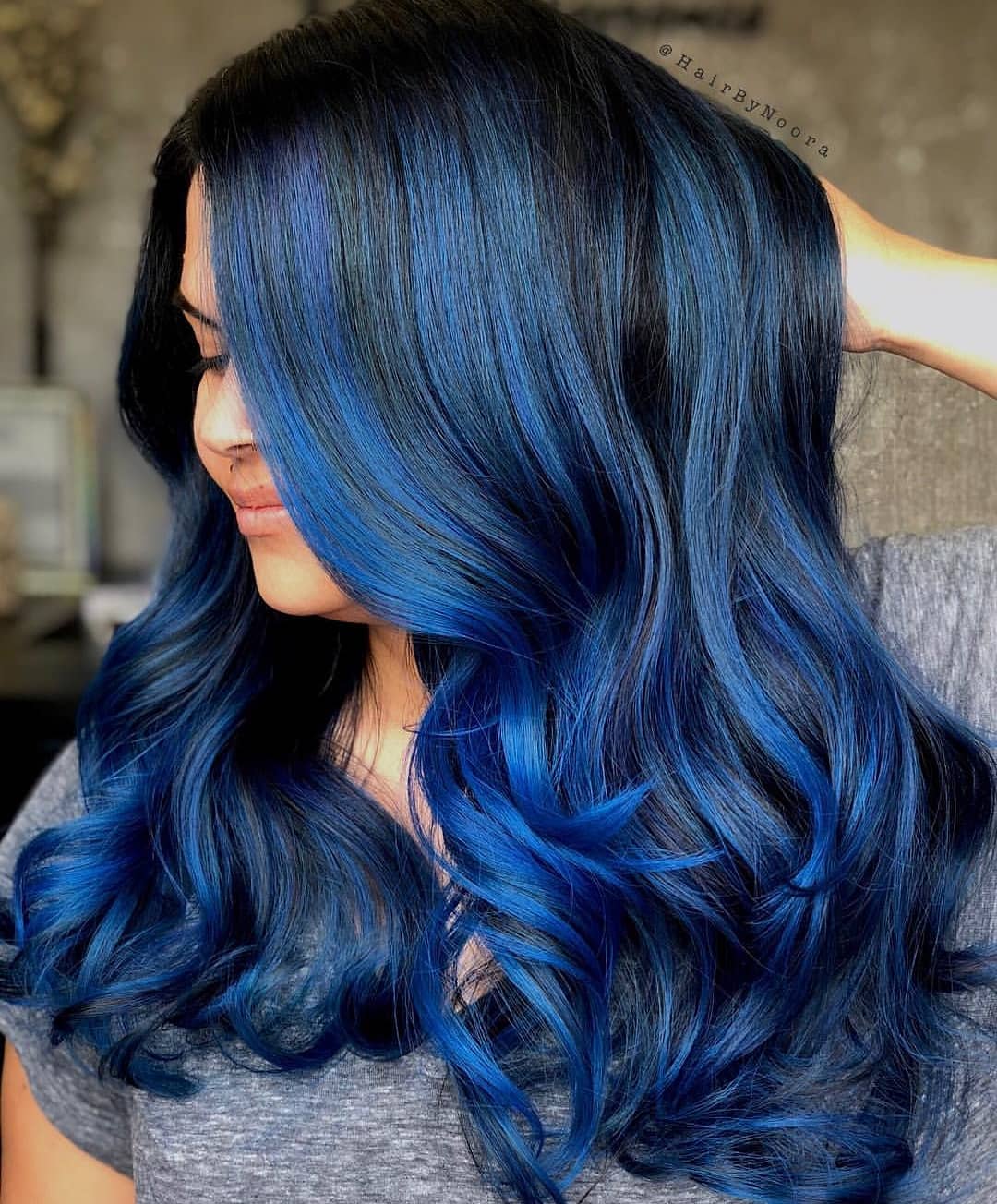 Midnight Blue Hair Trends